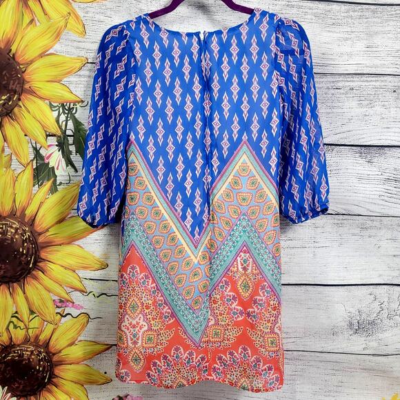 IZ BYER girl Bohemian Dress Size 14 - Picture 6 of 6